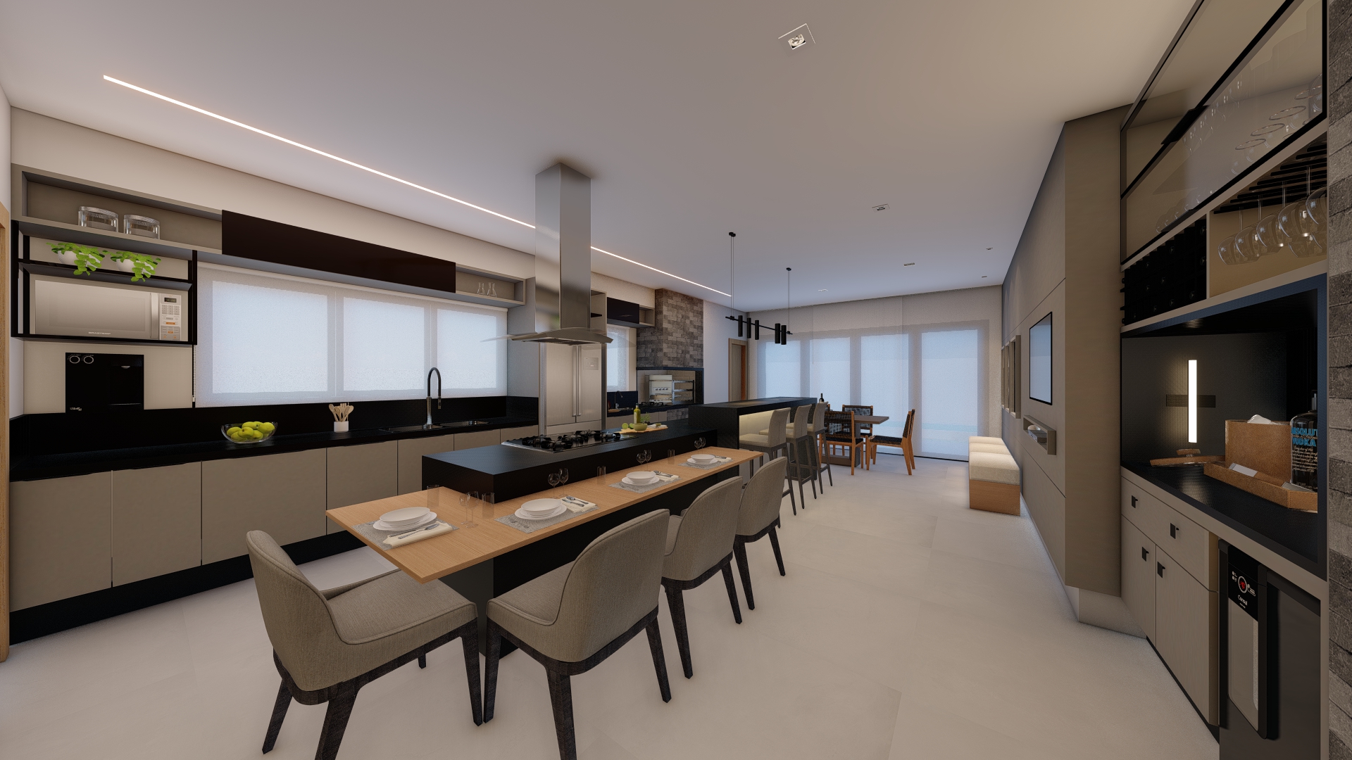 Daniel e Gessiele_Cozinha Gourmet - Perspectiva 2