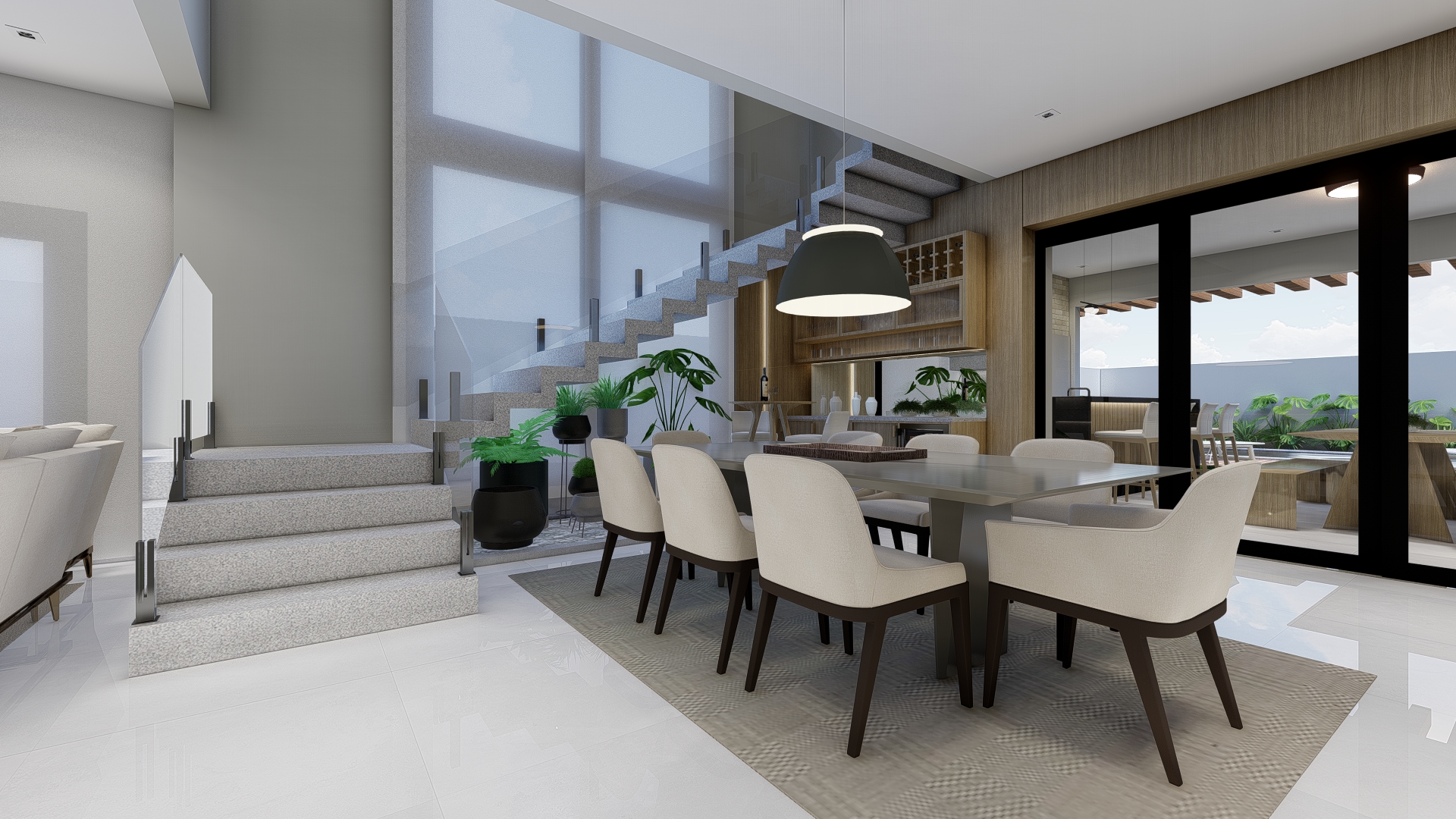 JÚLIO CESAR E ANA PAULA_ÁREA SOCIAL 9 - SALA DE JANTAR